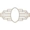 Ekena Millwork Elizabeth Wood Fretwork Pierced Medallion, 32"W x 16"H x 8 3/4"IW x 15 1/8"IH x 3/8"T, Hickory CMWP32X16X0375EBHI - alternate 3